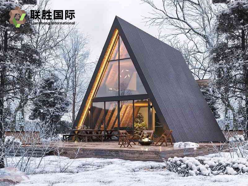 A-frame တြိဂံ Prefab အိမ်